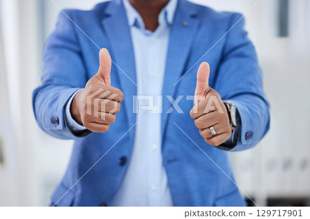 Success, winner and thumbs up with hands of businessman for support, approval and feedback. Thank you, yes and vote with black man and review sign for agreement, achievement and praise opinion Success, winner and thumbs up with hands of businessman for support, approval and feedback. Thank you, yes and vote with black man and review sign for agreement, achievement and praise opinion 129717901