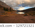 Medicine Lake in Jasper National Park, Canada, North America 129721321