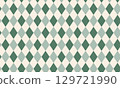 Mint green argyle check seamless pattern | Argyle, check, mint green, silver 129721990