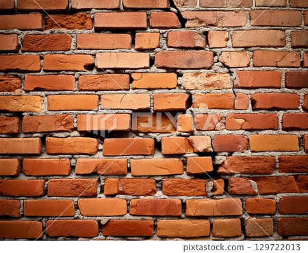 Brick wall crack Brick wall crack 129722013