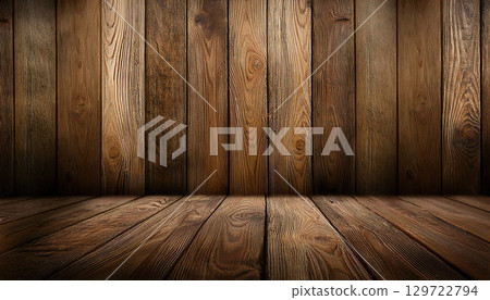 A stage with deep wood grain 129722794