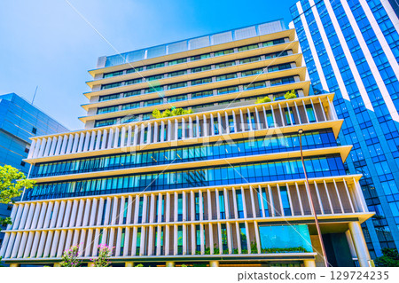 Tokyo cityscape in Japan, including Kudanzaka Hospital (15th) 129724235