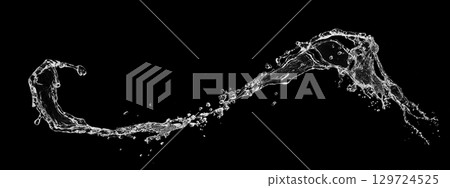 飛濺背景素材、水影像素材 飛濺背景素材、水影像素材 129724525