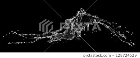 Splash background material, water image material Splash background material, water image material 129724529