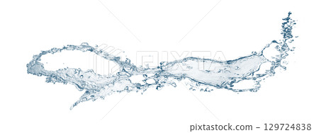 抽象藍色濺 129724838