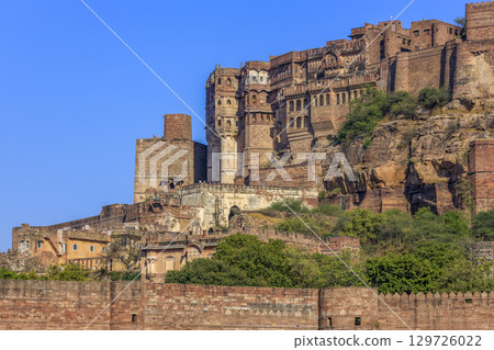 Sheesh Mahal and Phur Mahal Palace in Mehrangarh Fort 129726022