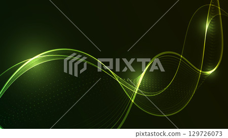 Abstract Digital Technology Background with Futuristic Lines. 129726073