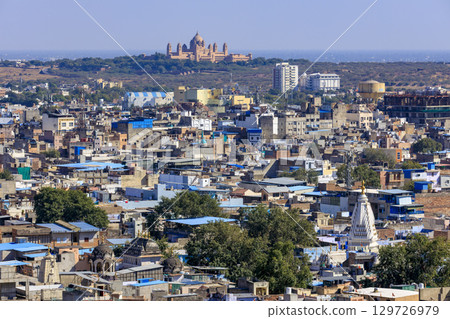 焦特布爾城市景觀與烏麥·巴哈旺皇宮 129726979