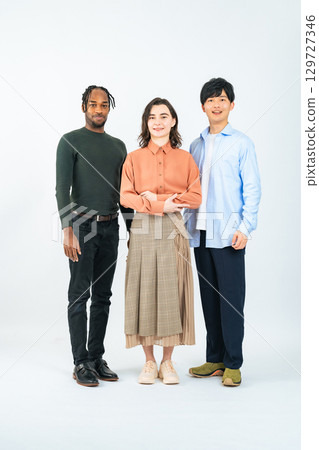 Full body photos of people from different countries 129727346