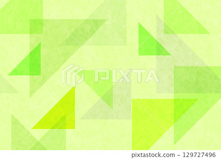 Green Japanese pattern triangle background 129727496