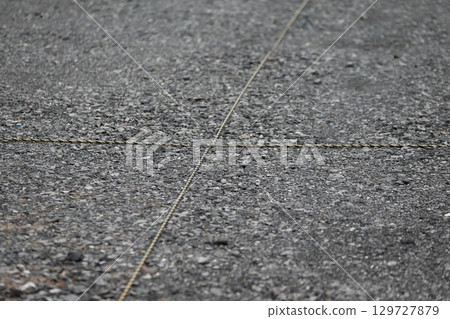 Image of parking lot with crushed stone 129727879