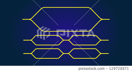 Trivia question quiz contest template with multiple choice menu frame design retro interface background game show competition bar ui answer test layout challenge 129728871