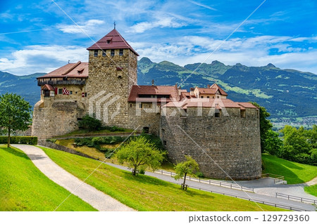 Picturesque Medieval Castle in Vaduz, Liechtenstein A Timeless Landmark and Tourist Attraction Picturesque Medieval Castle in Vaduz, Liechtenstein A Timeless Landmark and Tourist Attraction 129729360