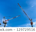 Construction site of blue sky Construction site of blue sky 129729516