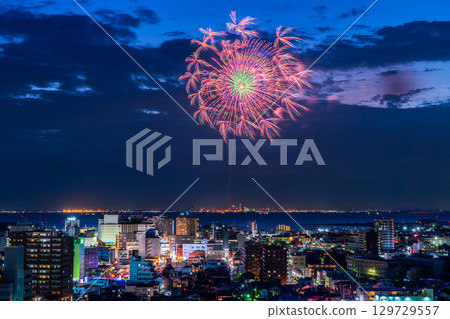 <千葉縣>木更津港祭煙火大會 129729557