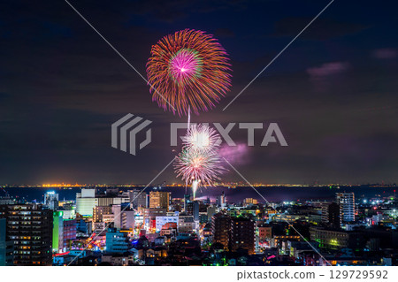 <千葉縣>木更津港祭煙火大會 129729592