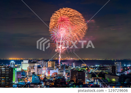 <Chiba Prefecture> Kisarazu Port Festival Fireworks Display <Chiba Prefecture> Kisarazu Port Festival Fireworks Display 129729606