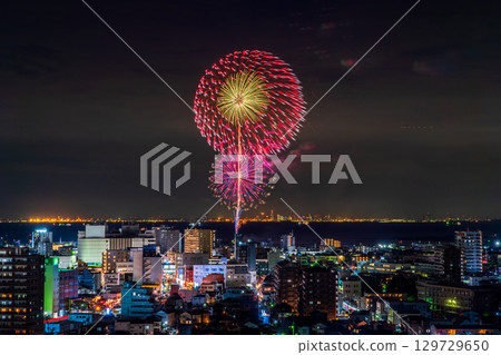 <Chiba Prefecture> Kisarazu Port Festival Fireworks Display <Chiba Prefecture> Kisarazu Port Festival Fireworks Display 129729650