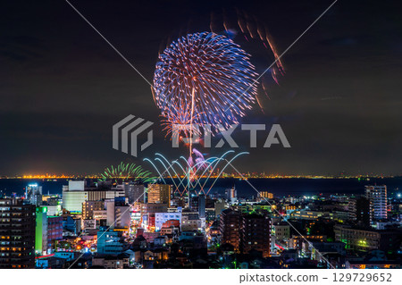 <Chiba Prefecture> Kisarazu Port Festival Fireworks Display 129729652