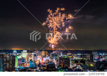 <Chiba Prefecture> Kisarazu Port Festival Fireworks Display <Chiba Prefecture> Kisarazu Port Festival Fireworks Display 129729749