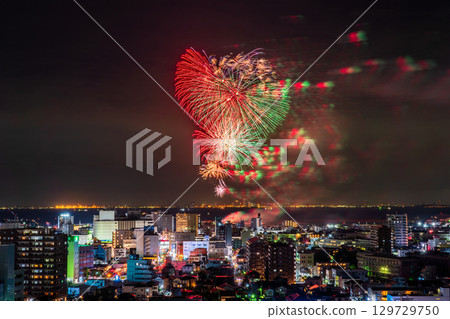 <Chiba Prefecture> Kisarazu Port Festival Fireworks Display <Chiba Prefecture> Kisarazu Port Festival Fireworks Display 129729750