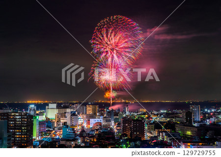 <Chiba Prefecture> Kisarazu Port Festival Fireworks Display <Chiba Prefecture> Kisarazu Port Festival Fireworks Display 129729755