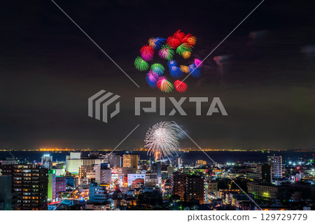<Chiba Prefecture> Kisarazu Port Festival Fireworks Display 129729779