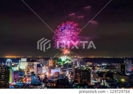 <Chiba Prefecture> Kisarazu Port Festival Fireworks Display <Chiba Prefecture> Kisarazu Port Festival Fireworks Display 129729788