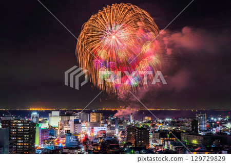 <Chiba Prefecture> Kisarazu Port Festival Fireworks Display 129729829