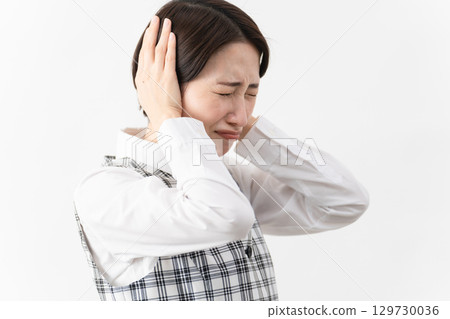 Young woman in office uniform Business image Young woman in office uniform Business image 129730036