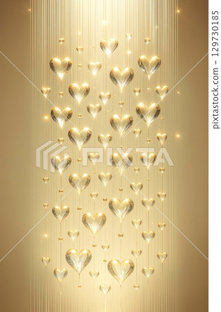 Glass Heart Wallpaper Background 129730185