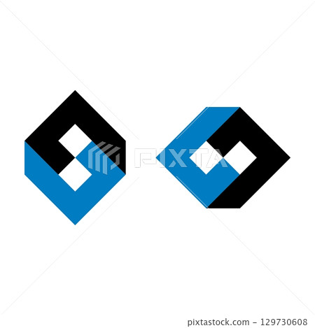 Diamond Shape L L Letter Logo Template Illustration Design Illustration Design. Vector EPS 10. 129730608