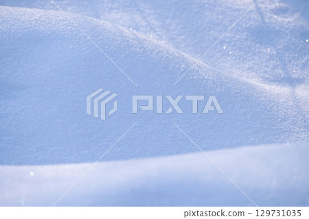 Bumpy snow patterns on the Hiruzen Plateau 129731035