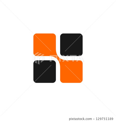 Square Technology vector Logo Template Illustration Design Illustration Design. Vector EPS 10. 129731189