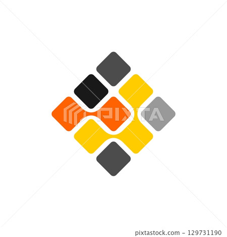 Square Technology vector Logo Template Illustration Design. Vector EPS 10. Square Technology vector Logo Template Illustration Design. Vector EPS 10. 129731190