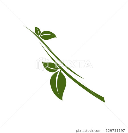 Green Leaf Growth Logo Template Illustration Design. Vector EPS 10. Green Leaf Growth Logo Template Illustration Design. Vector EPS 10. 129731197