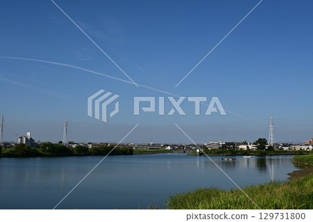 Aburagafuchi and its contrails on August 18, 2025 Aburagafuchi and its contrails on August 18, 2025 129731800