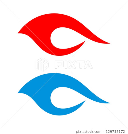 Ornamental Eye Ball Logo Template Illustration Design Illustration Design. Vector EPS 10. 129732172