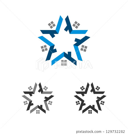 Home Star vector Logo Template Illustration Design EPS 10 Home Star vector Logo Template Illustration Design EPS 10 129732282
