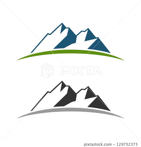 Mountain Vector Illustration Design. Vector EPS 10. 129732373