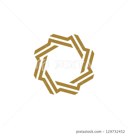 Star Ornamental vector Logo Template Illustration Design. Vector EPS 10. 129732452