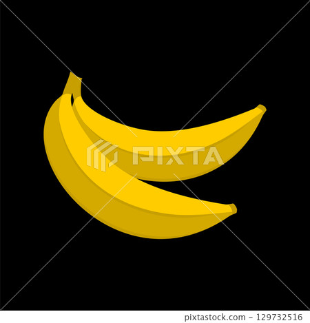 Yellow Banana vector logo template Illustration Design. Yellow Banana vector logo template Illustration Design. 129732516