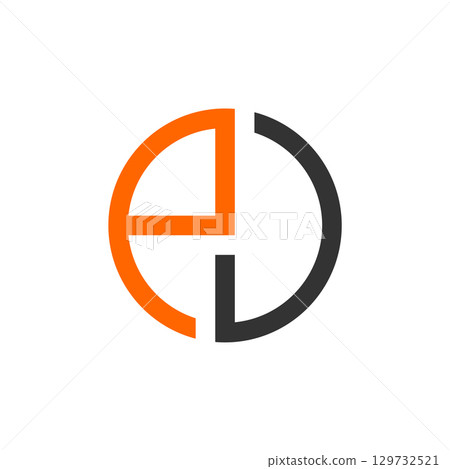 E D Letter Logo Template Illustration Design. Vector EPS 10. E D Letter Logo Template Illustration Design. Vector EPS 10. 129732521