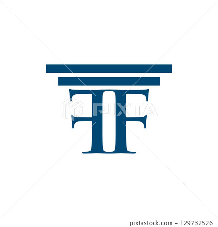 F F Letter Logo Template Illustration Design. Vector EPS 10. 129732526