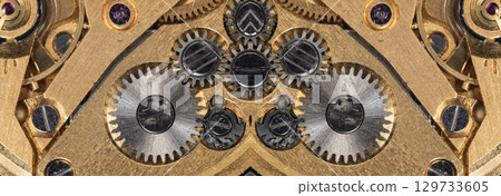 open clockwork, gears open clockwork, gears 129733605