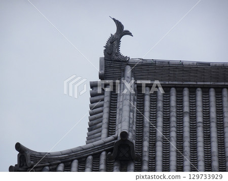 Shachi (Dolphin) at the ruins of Ako Castle (Ako City, Hyogo Prefecture) Shachi (Dolphin) at the ruins of Ako Castle (Ako City, Hyogo Prefecture) 129733929
