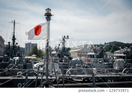 軍艦日本國旗 129733971