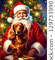 臘腸狗和聖誕老人 臘腸狗和聖誕老人 129733990