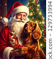 臘腸狗和聖誕老人 臘腸狗和聖誕老人 129733994