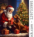 臘腸狗和聖誕老人 臘腸狗和聖誕老人 129733995